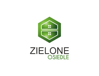 Projekt graficzny logo dla firmy online zielone osiedle